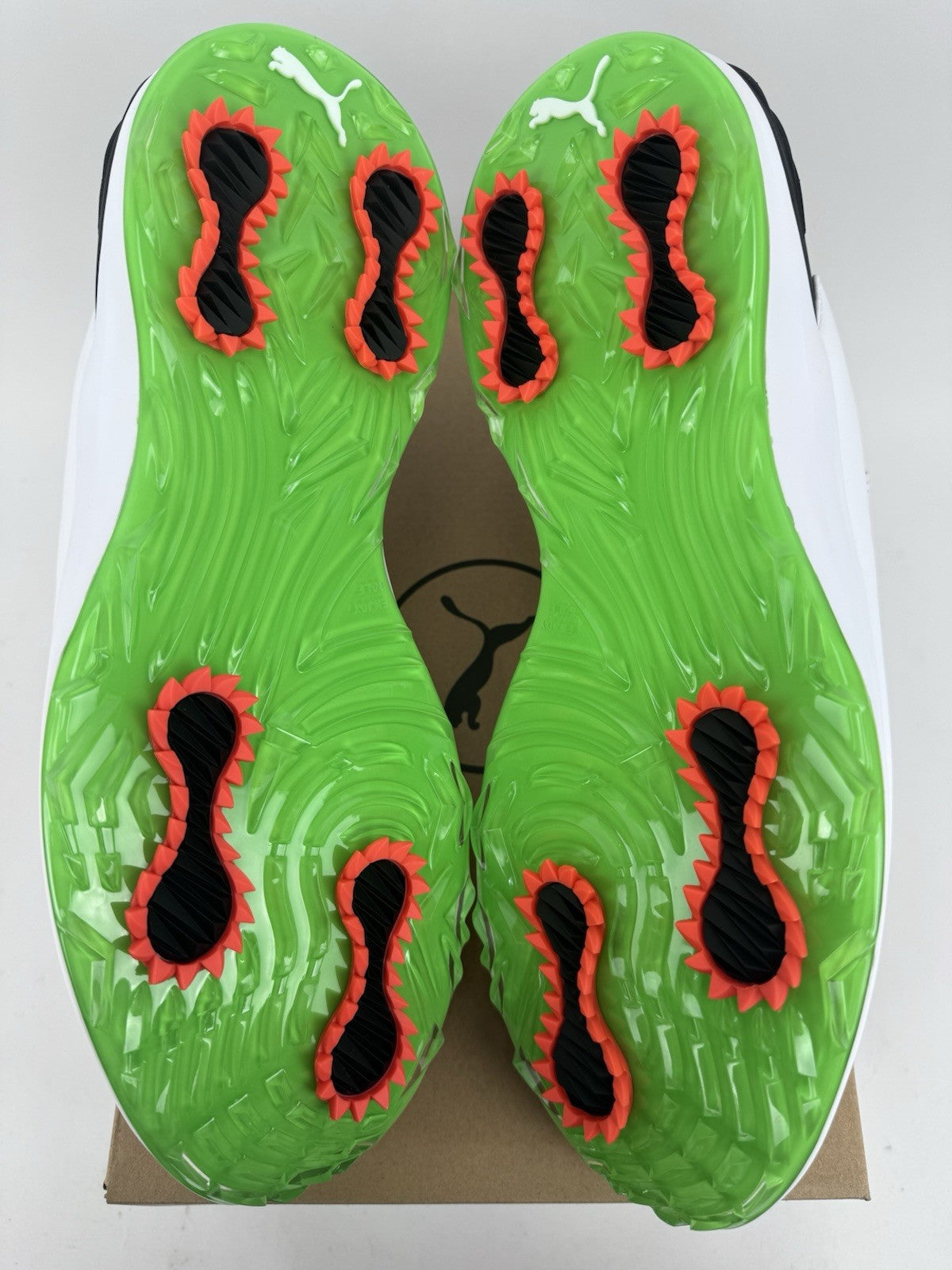 Puma Phantomcat Nitro Men's Golf Shoes Size UK 9.5 White Black Fluro/320347