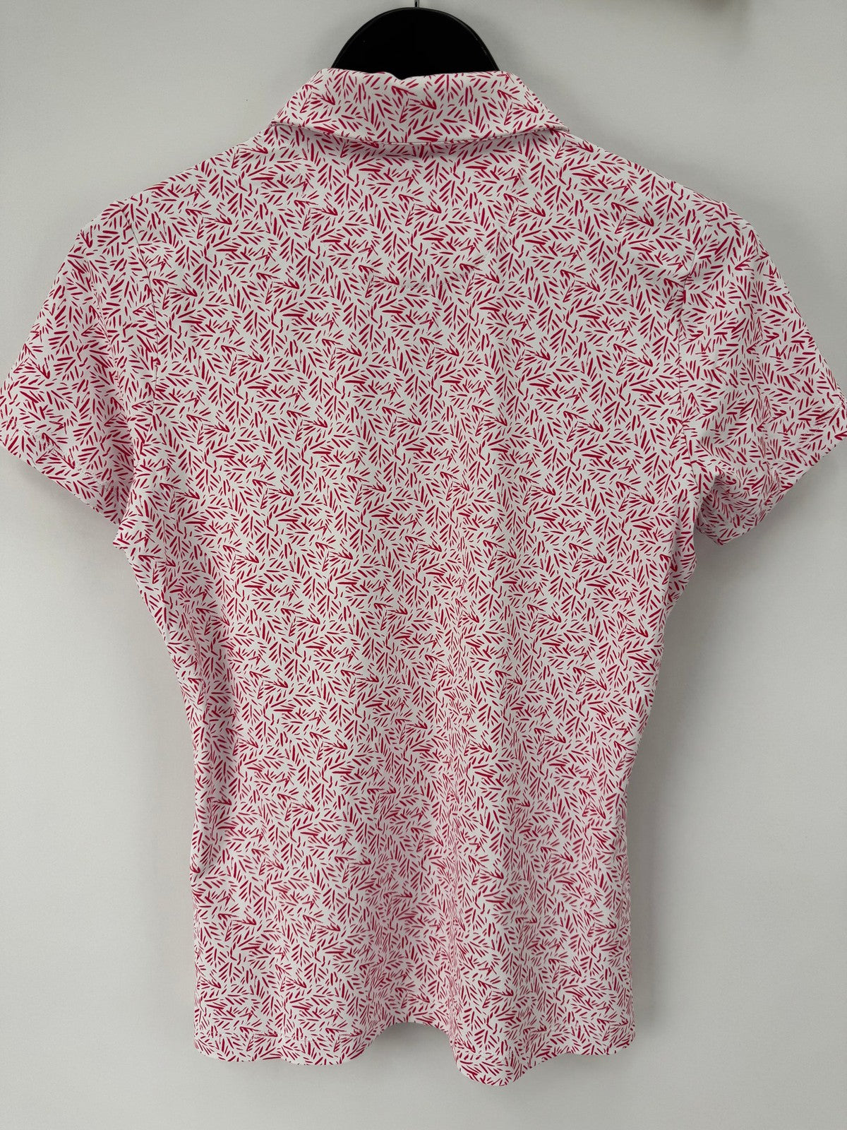 Ping Aeria P93782 Women's Golf Polo Shirt Size UK 8 Fuchsia Foliage/353996