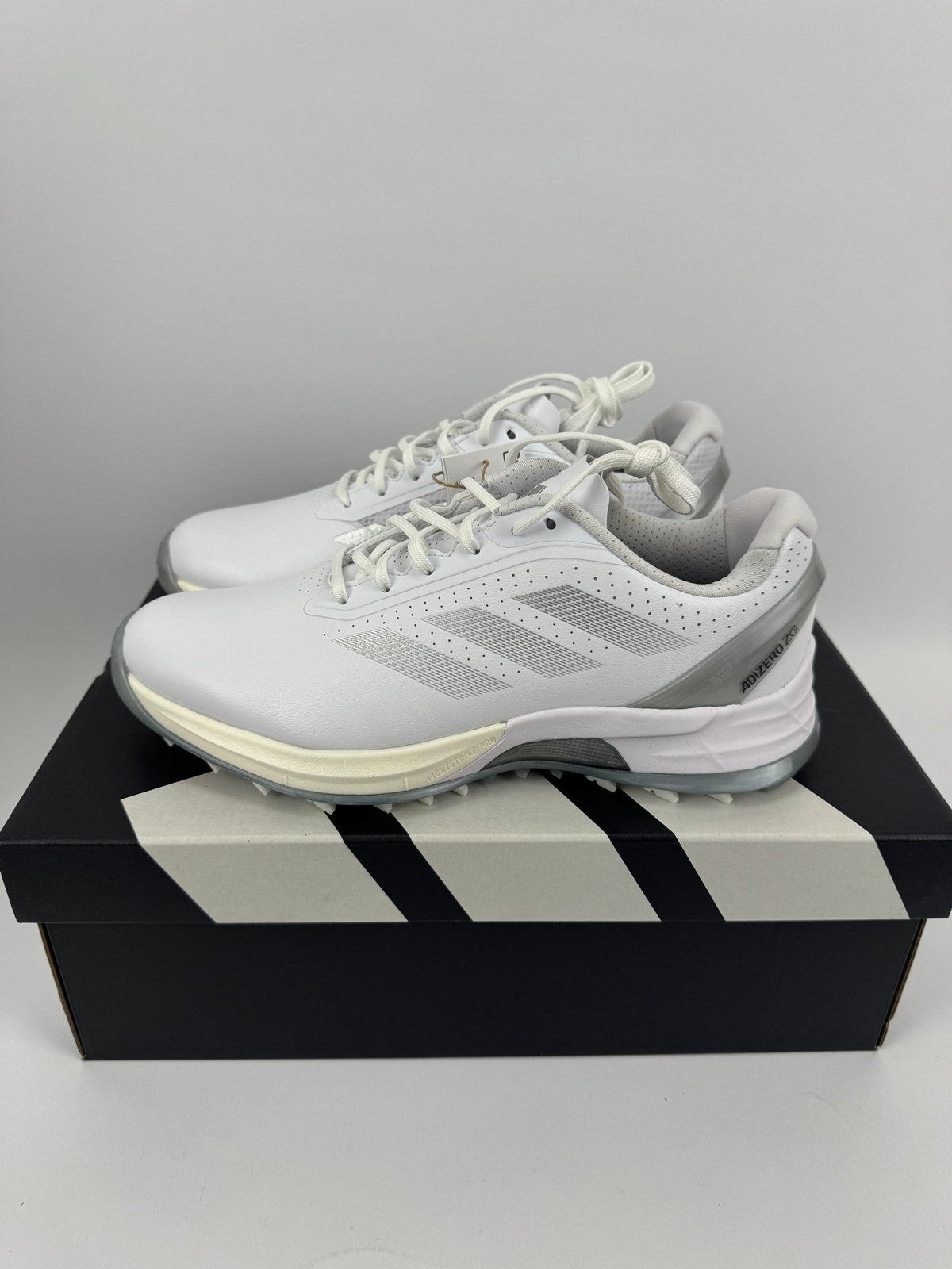 Adidas W Adizero ZG Golf Shoes Women's Size 5.5 UK Lightweight White/312490