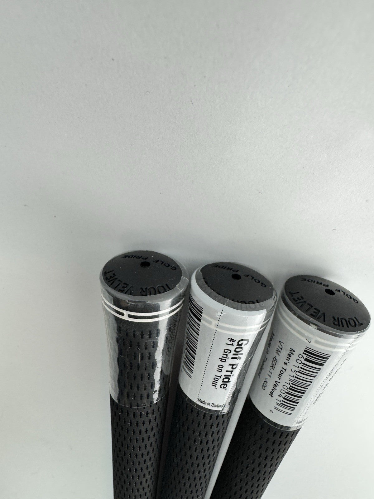 Golf Pride Tour Velvet Standard Mens Grips (3) Black /60R /New /310445
