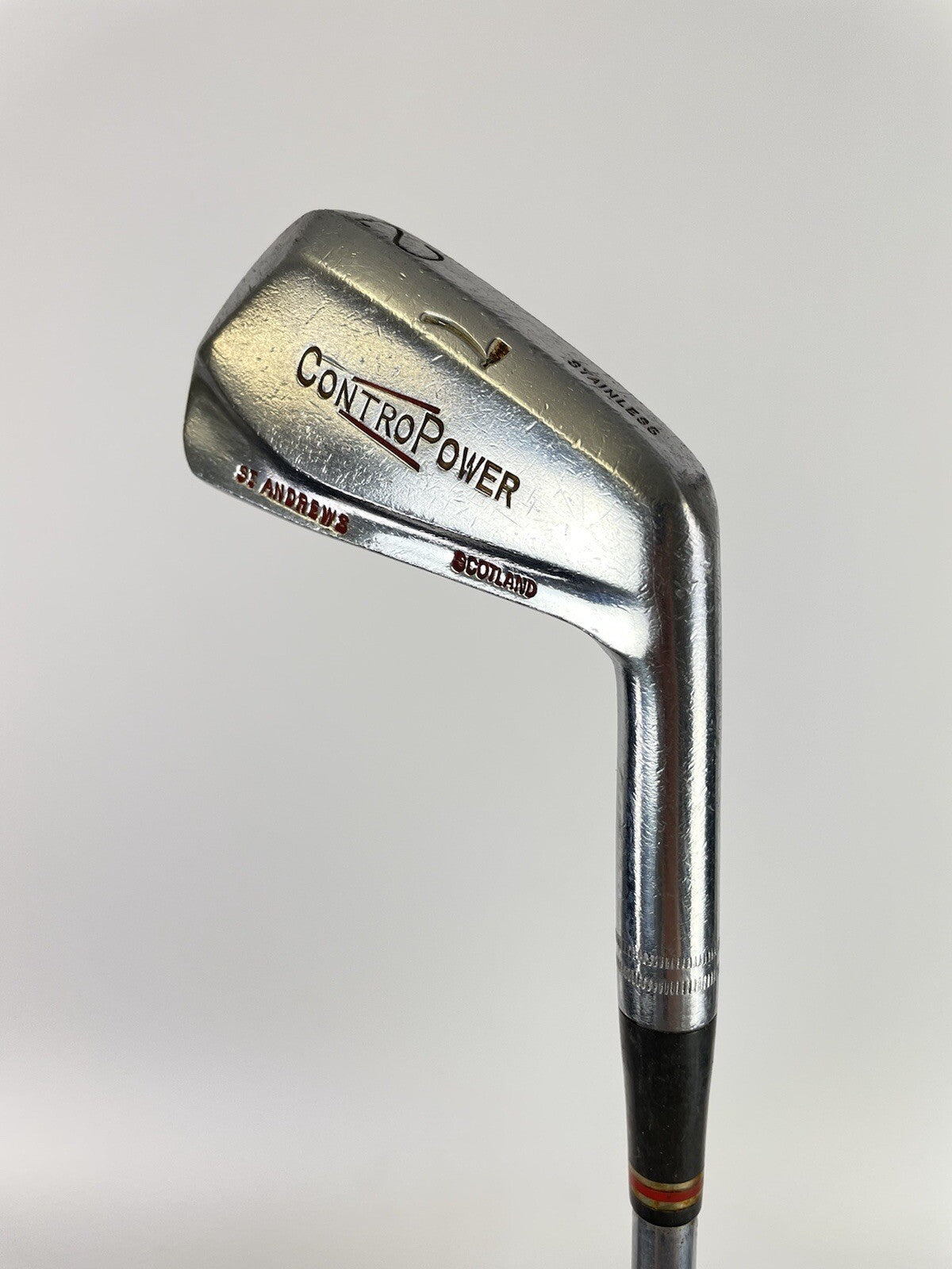 Tom Stewart St Andrews Golf Contro Power 2 Iron Regular Steel/ New Grip/ 08080