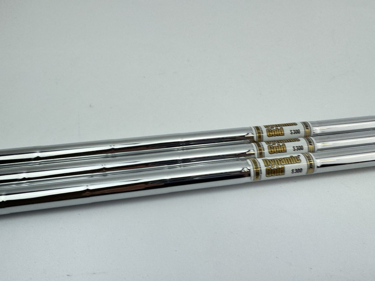 Dynamic Gold AMT Wedge Shaft Set (3) S300 Stiff Steel 0.355 Tapered /289571