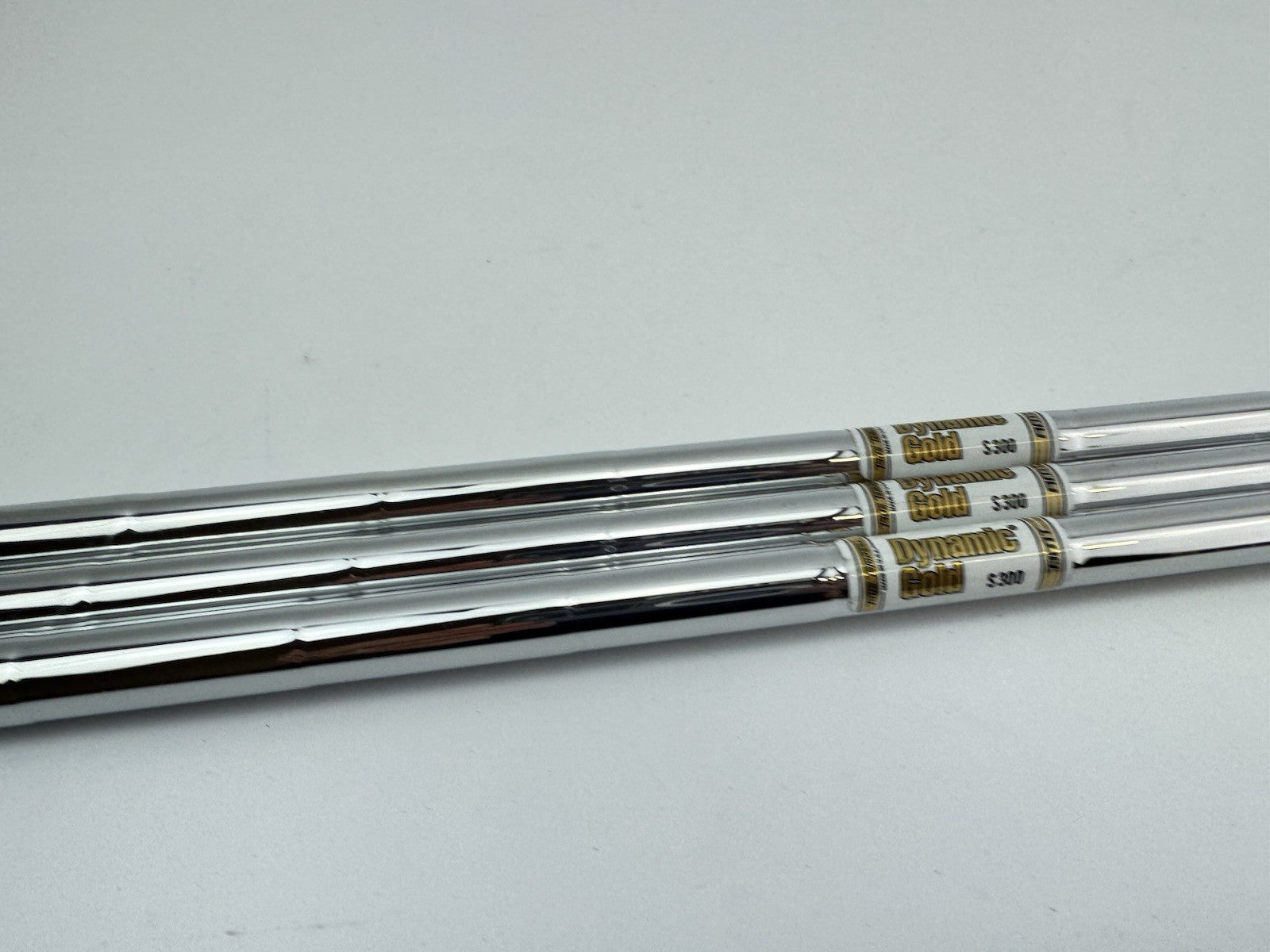 Dynamic Gold AMT Wedge Shaft Set (3) S300 Stiff Steel 0.355 Tapered /289571