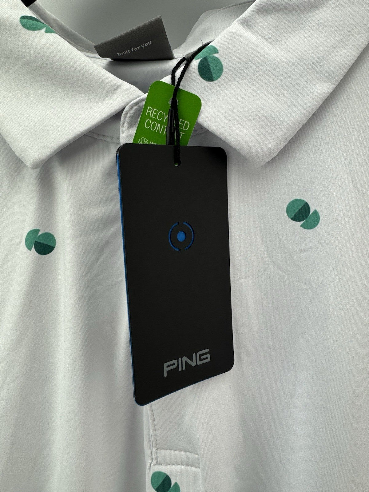 Ping Golf Mens Polo Shirt Two Tone UK XL /Short Sleeve /White /New /308063