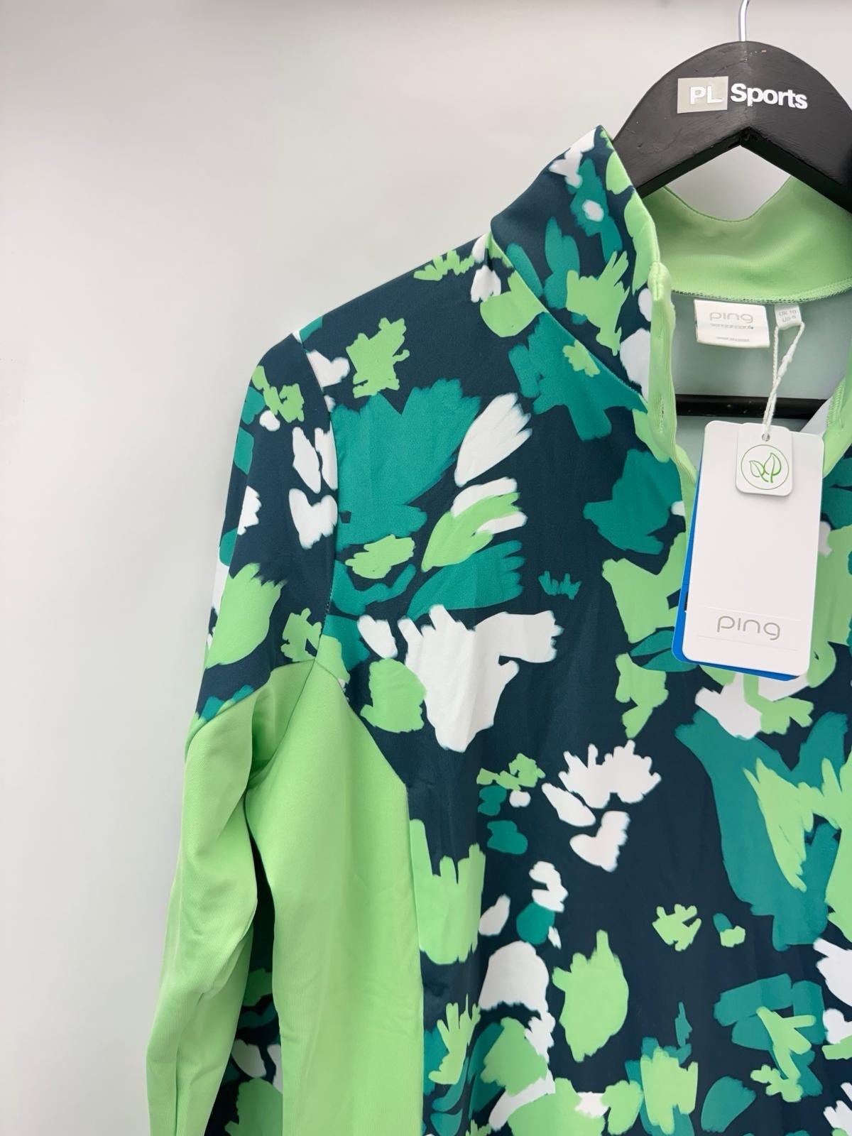 Ping Golf Ladies Lolette Pullover Size UK 10 /1/4 Zip /Green /New /307631