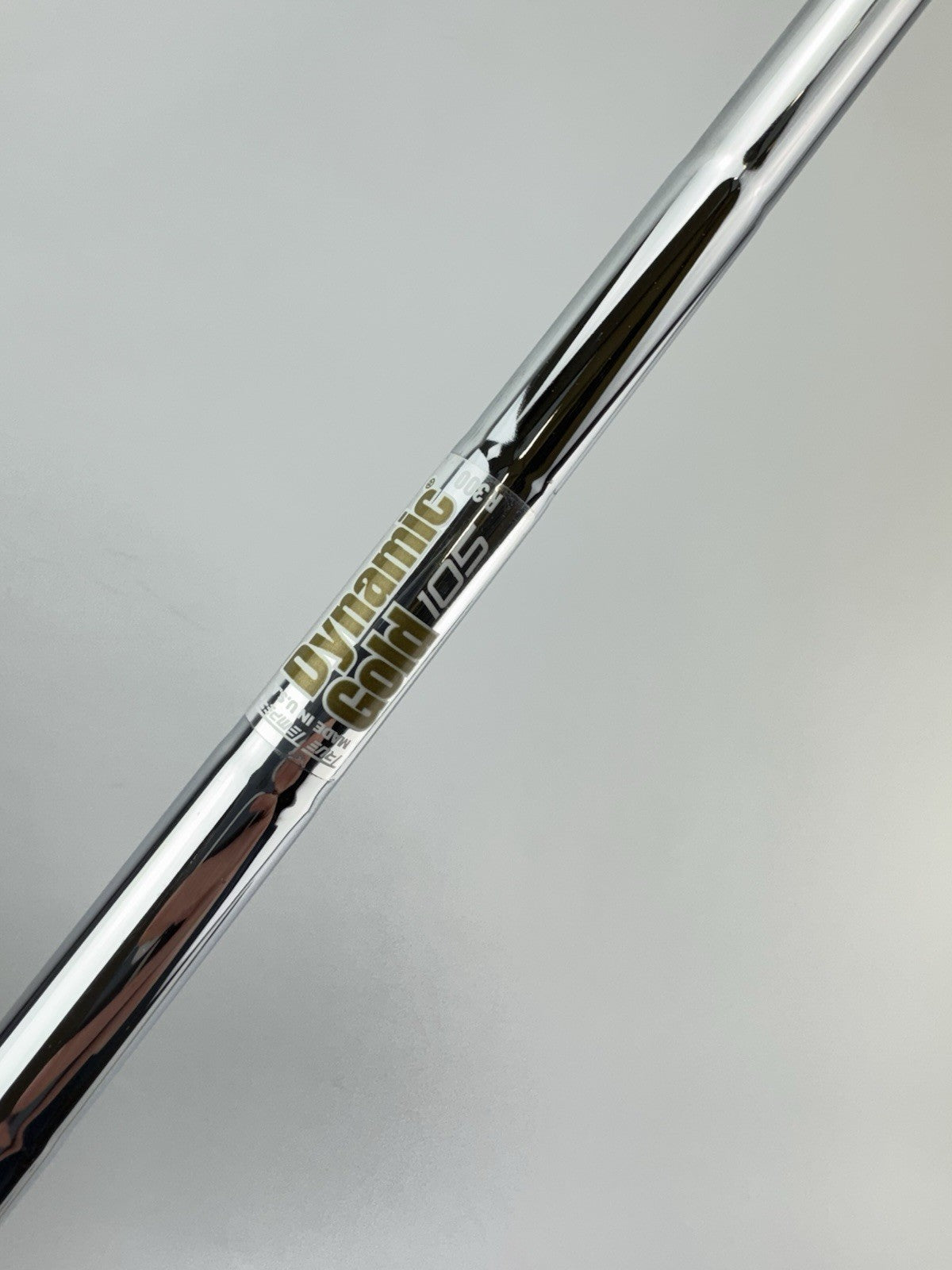 Dynamic Gold 105 Iron Shaft R300 Regular Flex Steel 35.25” /0.355 Tapered /343030