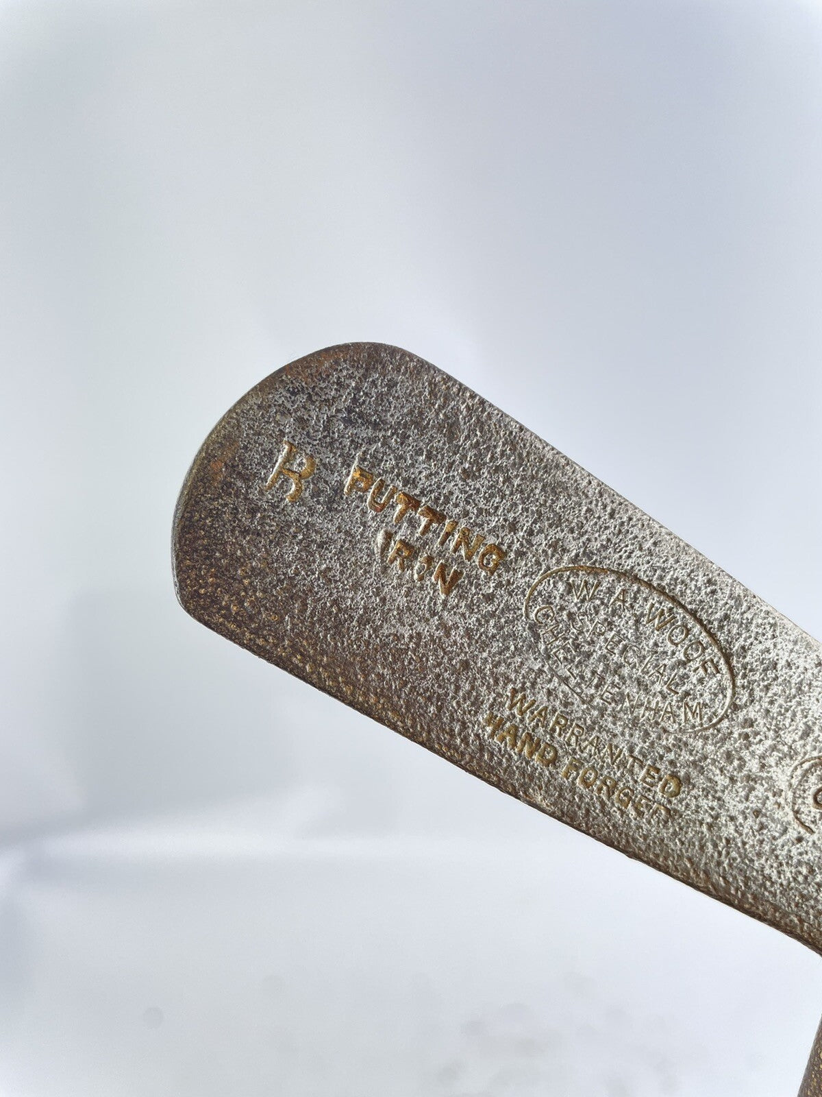 Hickory Golf Club Putter Hand Forged W.A.Woof Cheltenham 33.5” /Right /42111
