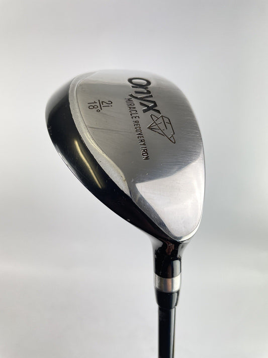 Onyx 2 Hybrid 18 Degrees Mens Regular Graphite /Right Handed /New Grip /92150