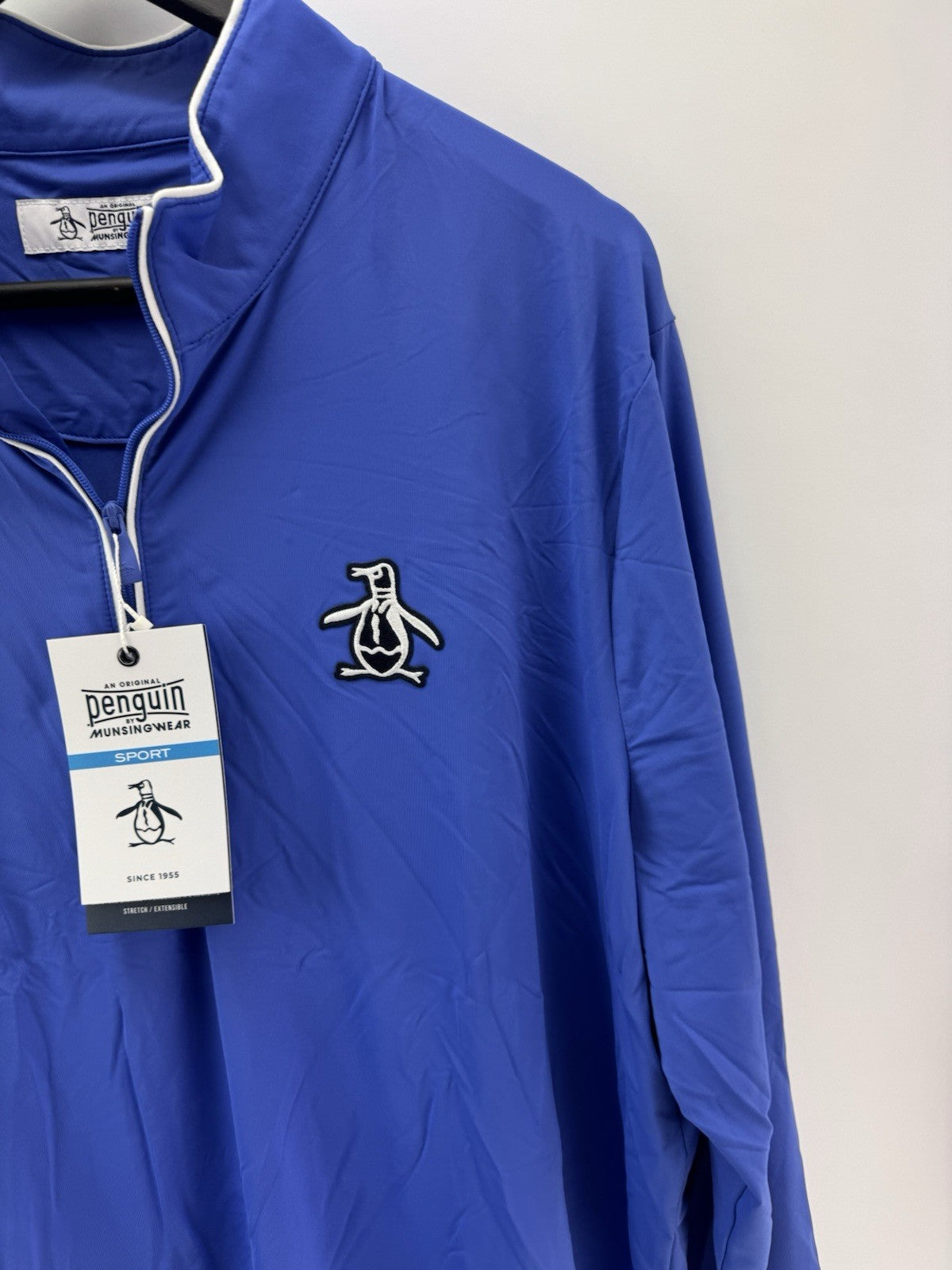 Original Penguin Golf Performance 1/4 Zip Earl Pullover Lightweight UK XL /300634