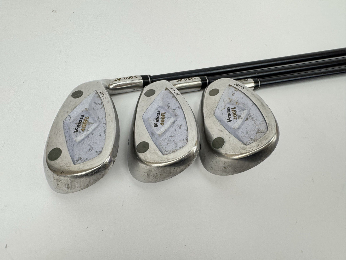 Yonex Ladies Irons 9,PW+SW V-Mass 400FL Ladies Graphite /Right /New Grips/342870