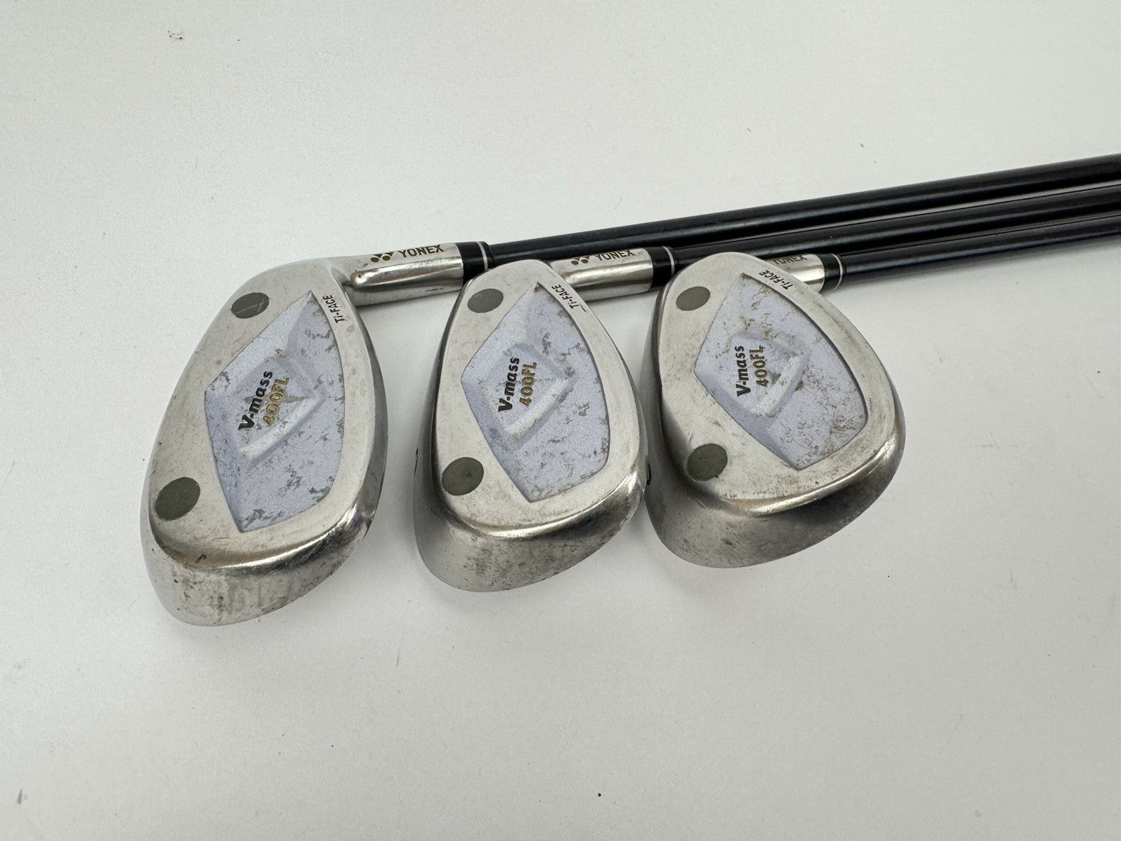 Yonex Ladies Irons 9,PW+SW V-Mass 400FL Ladies Graphite /Right /New Grips/342870