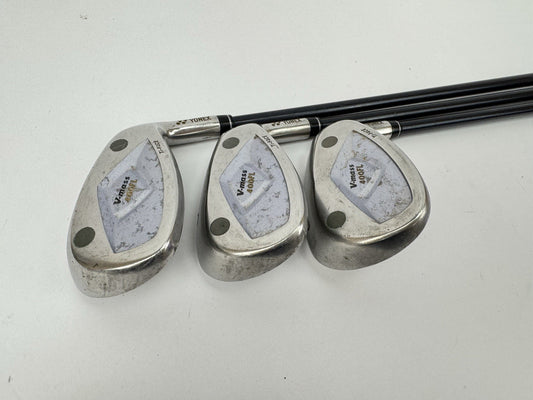 Yonex Ladies Irons 9,PW+SW V-Mass 400FL Ladies Graphite /Right /New Grips/342870