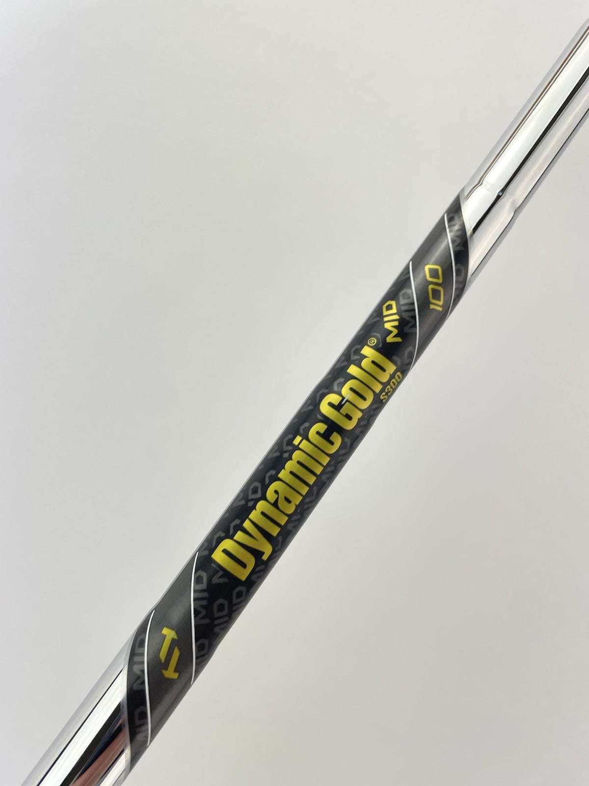 Dynamic Gold Mid 100 Iron Shaft Stiff Flex Steel 35.5” /0.355 Tapered /300213