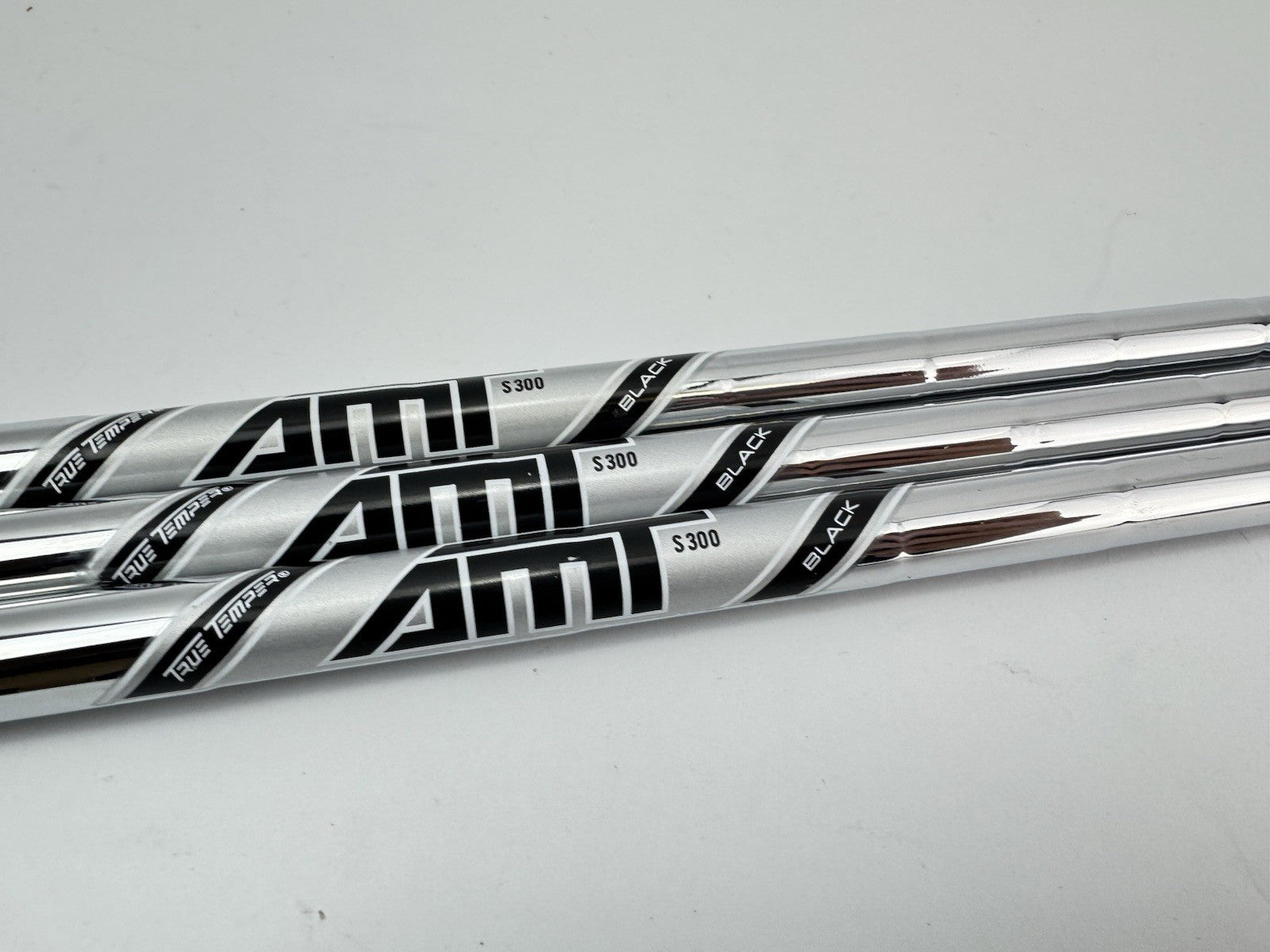 AMT Black Wedge Shaft Set (3) S300 Stiff Flex Steel 0.355 Tapered /297293