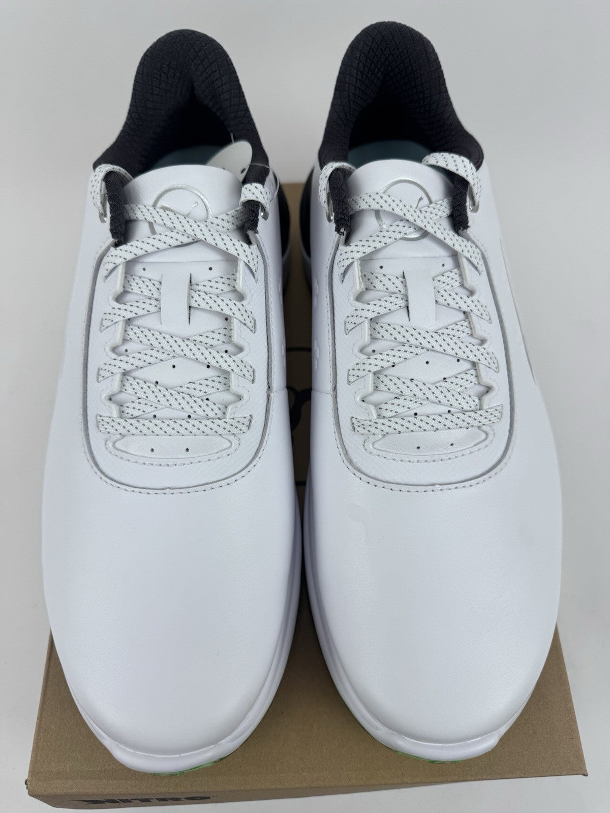 Puma Phantomcat Nitro Men's Golf Shoes Size UK 10 White Black Fluro/320145