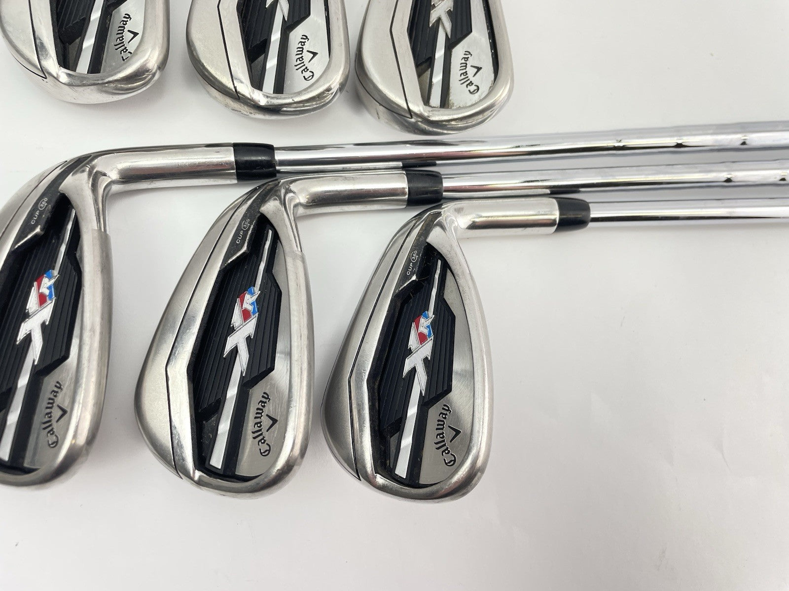 Callaway XR Iron Set 5-PW KBS Tour-V 110 Stiff Steel /Right /New Grips /273384