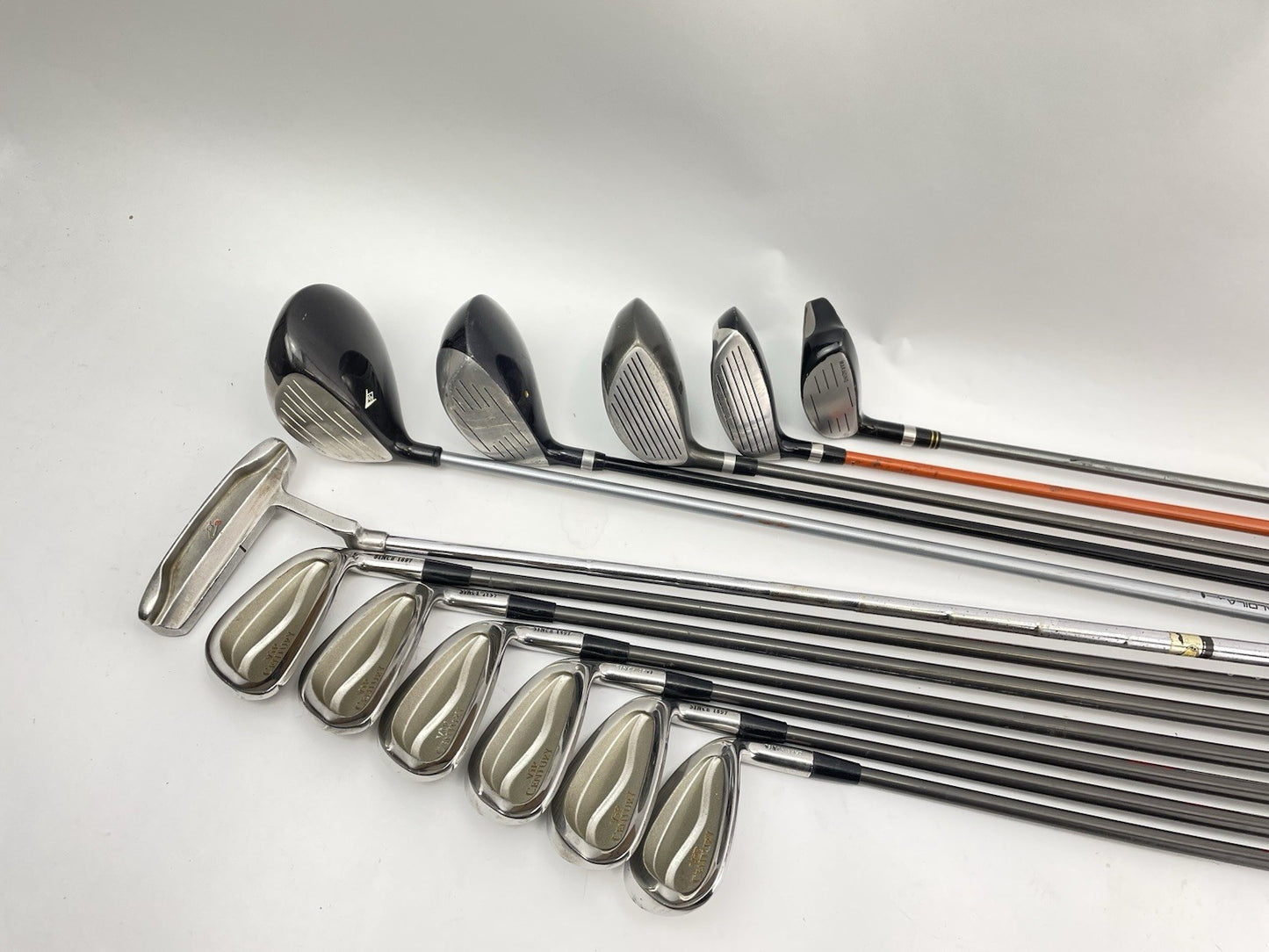 Mens Golf Package Set 12 Clubs Regular Flex Graphite /Right /New Grips /271520