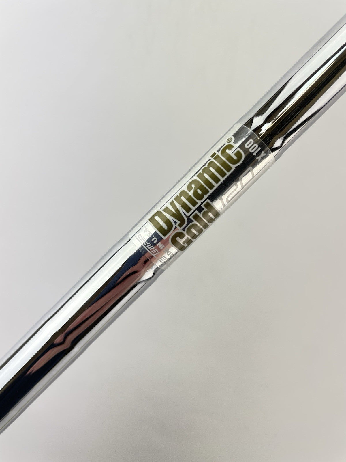 Dynamic Gold 120 Iron Shaft X100 Extra Stiff Flex Steel 35 /0.355 Tapered/238411