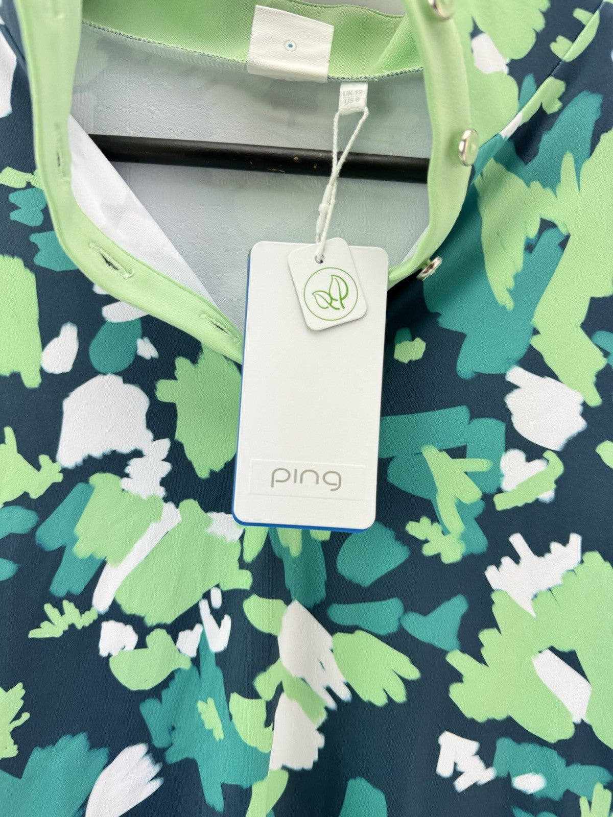 Ping Golf Ladies Lolette Pullover Size UK 12 /1/4 Zip /Green /New /298216