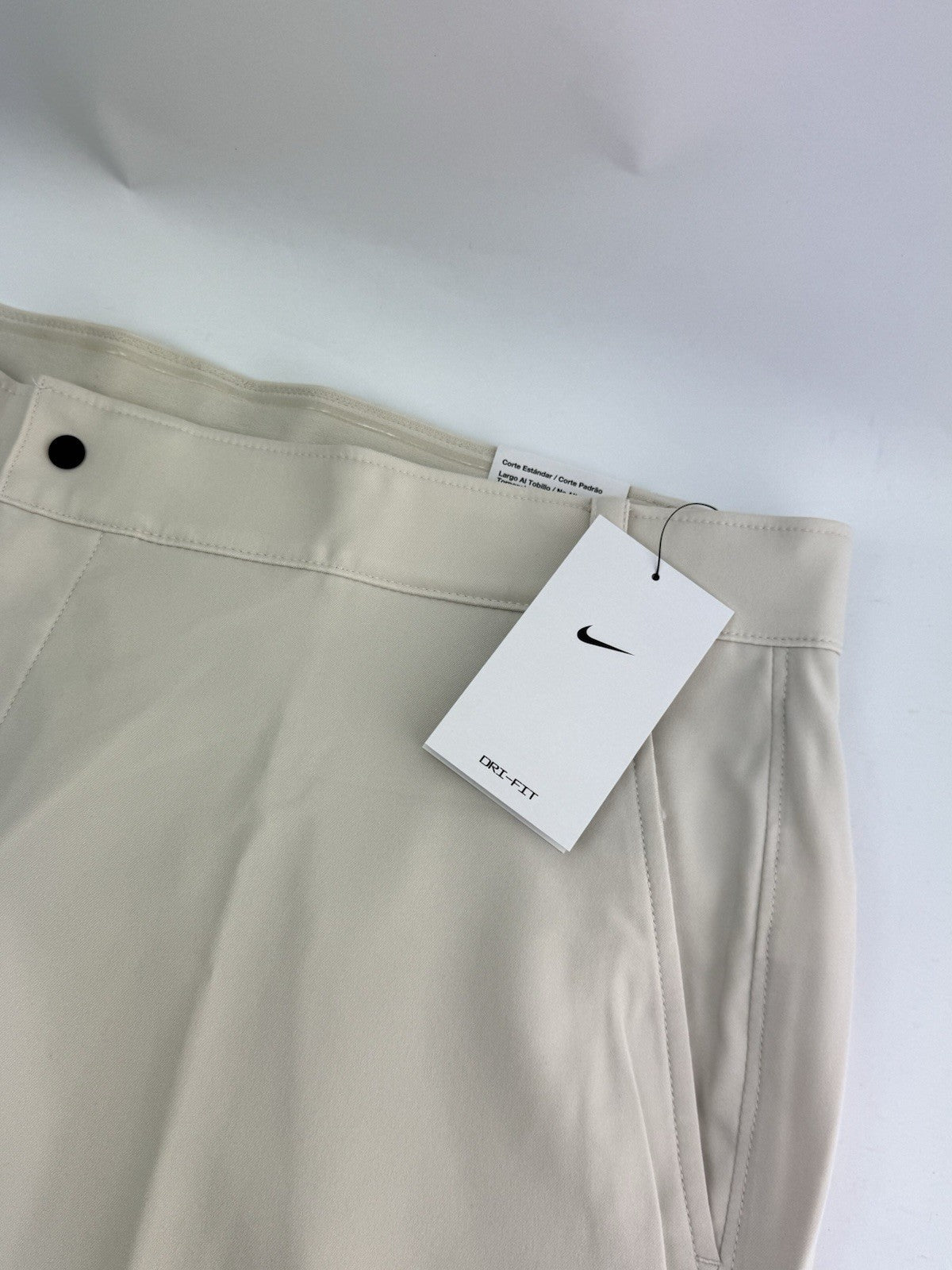 Nike Golf Trousers Dri-Fit Victory Mens W38 L32 /Cream /New /298077