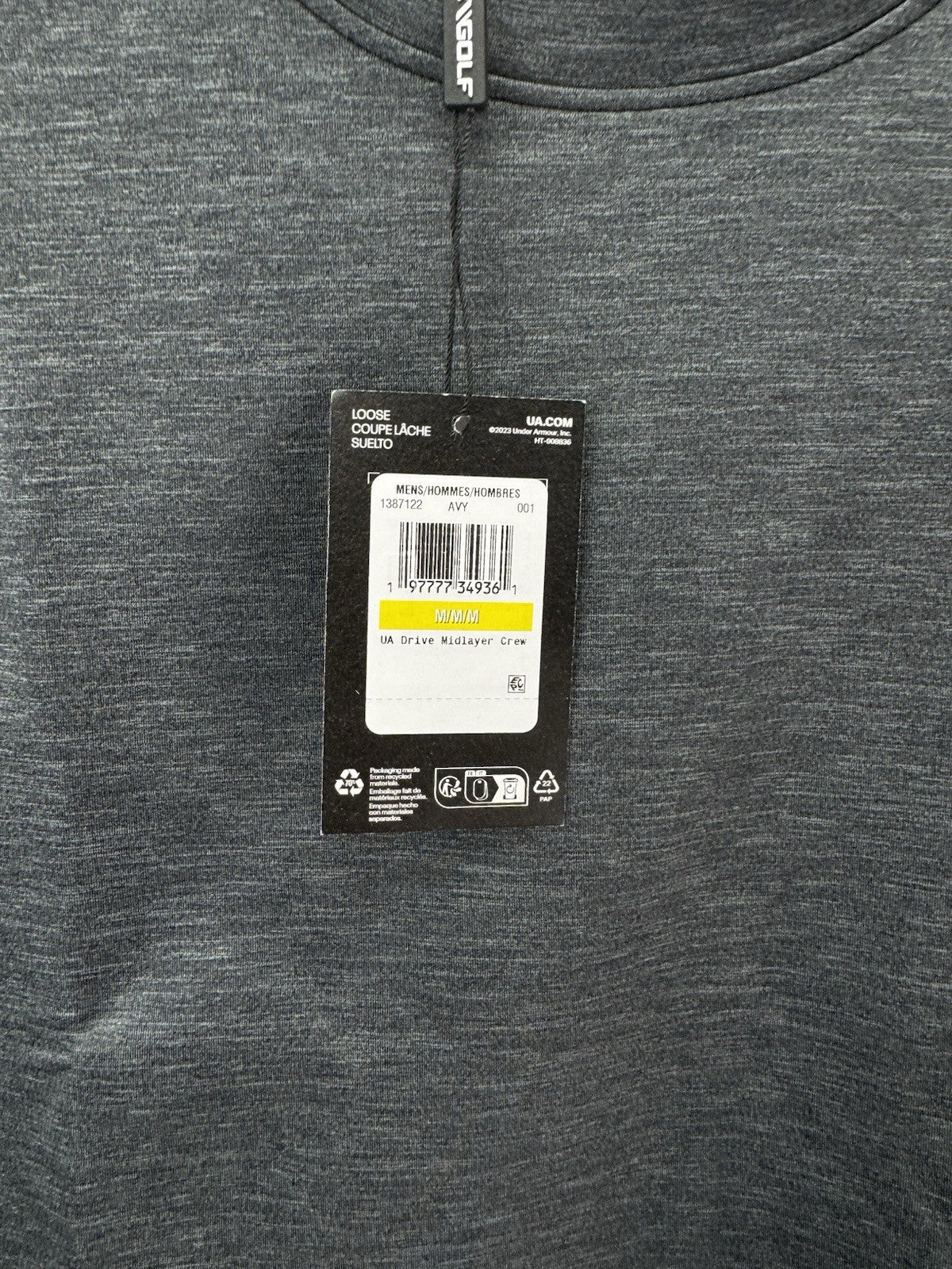 Under Armour Golf Pullover Drive Crew Midlayer UK Medium /Loose Fit /New /276516