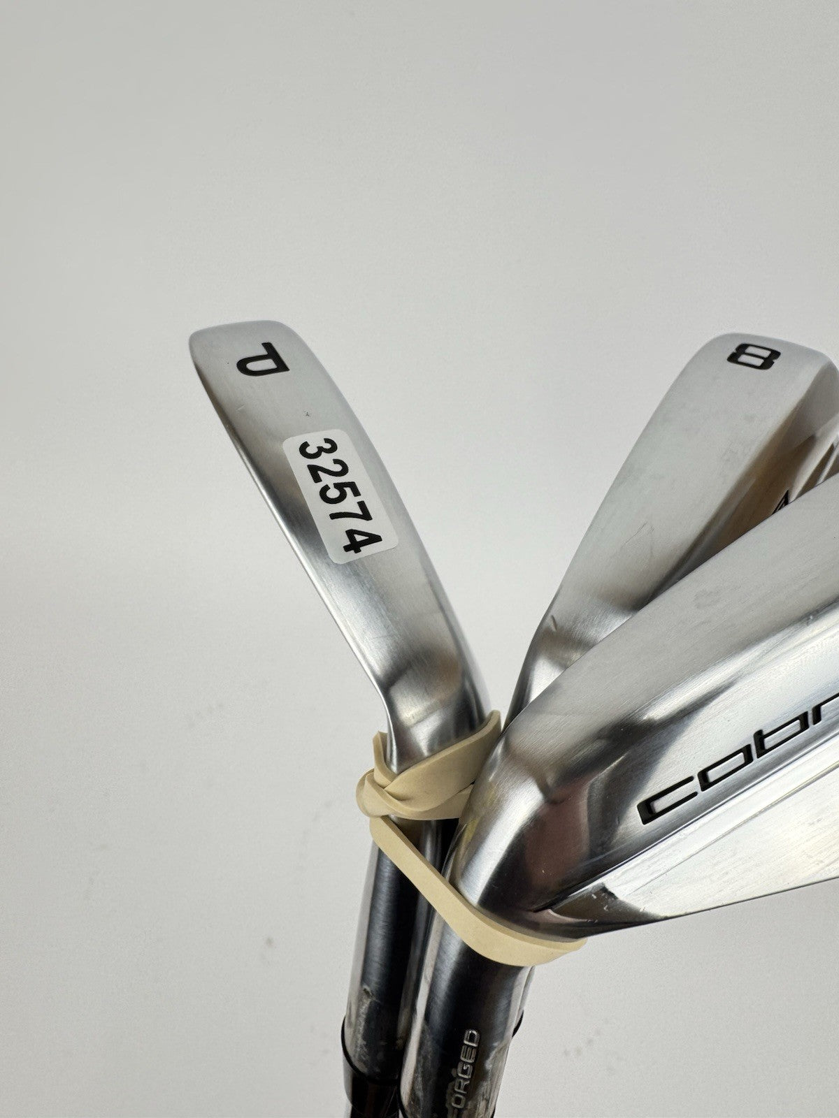 Cobra King MB Irons 6,8+PW Left Handed Elevate MPH Stiff Steel /New Shaft/3257414