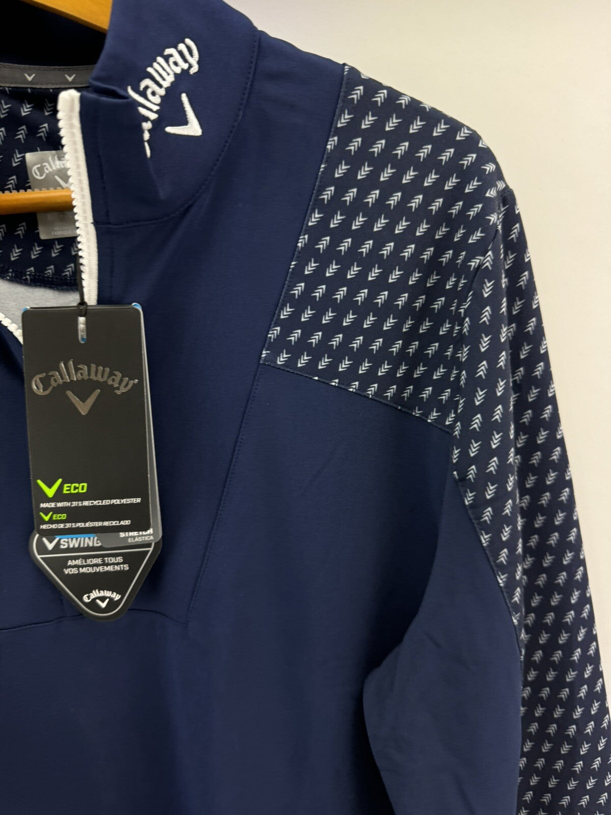 Callaway Odyssey Pullover Chev /Mens UK S /Navy /New /199937