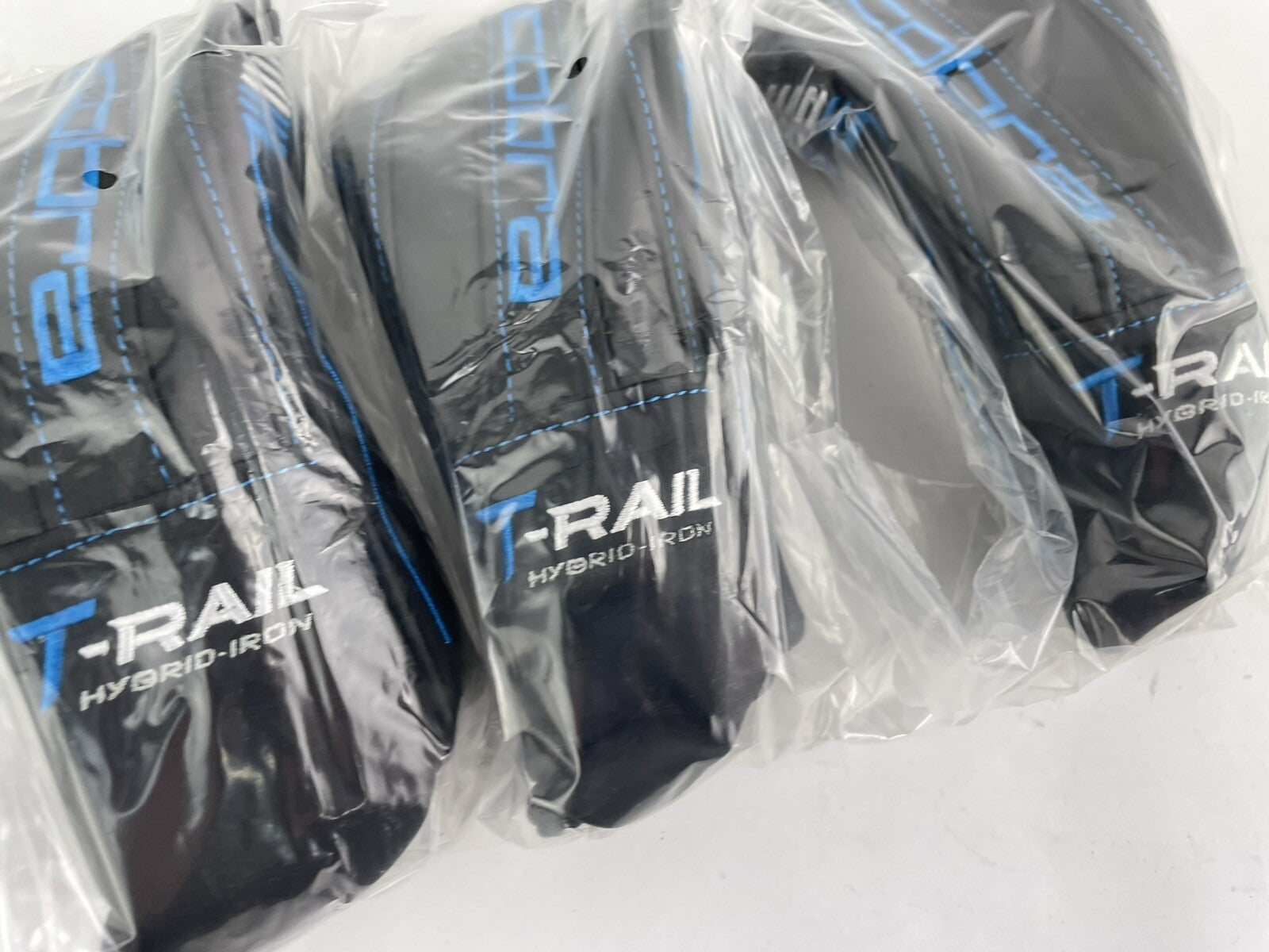 Cobra T-Rail Hybrid Headcover Set (3) Headcovers Only /Black /Blue /Brand New3
