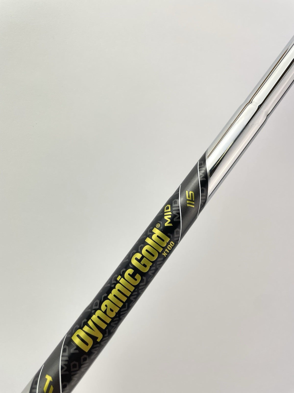 Dynamic Gold Mid 115 Iron Shaft X100 X Flex Steel 35” /0.355 Tapered /296044
