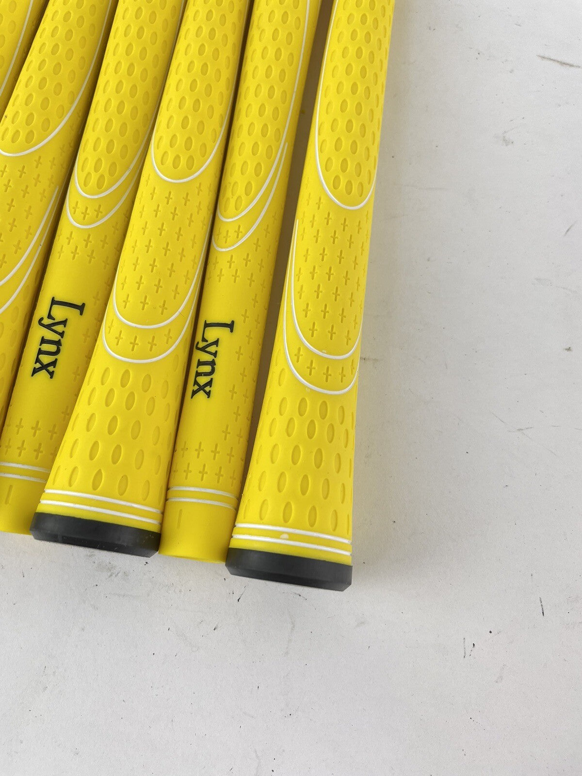 Lynx Golf Grips Mens (10) Yellow/Black /Standard Size /Brand New5