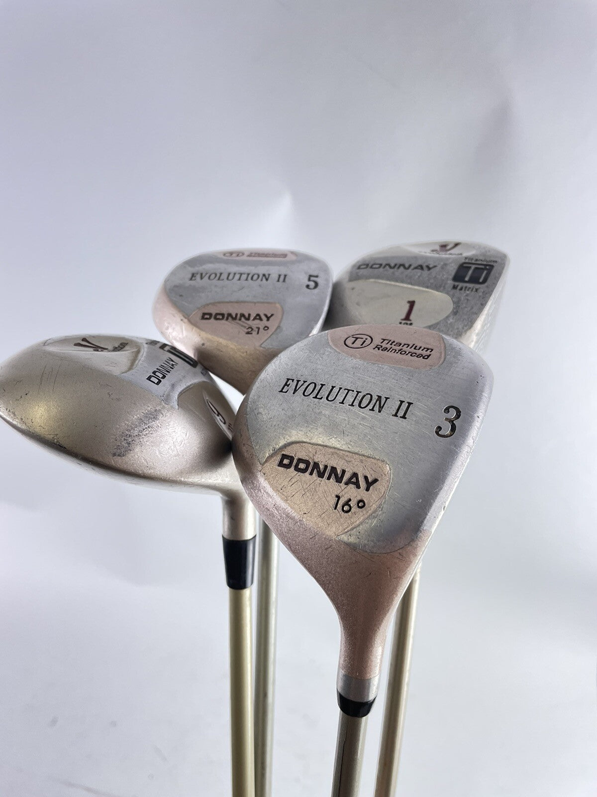 Donnay Golf Ladies Driver Fairway Set 1,3,5&9 Woods Graphite /New Grips /117100