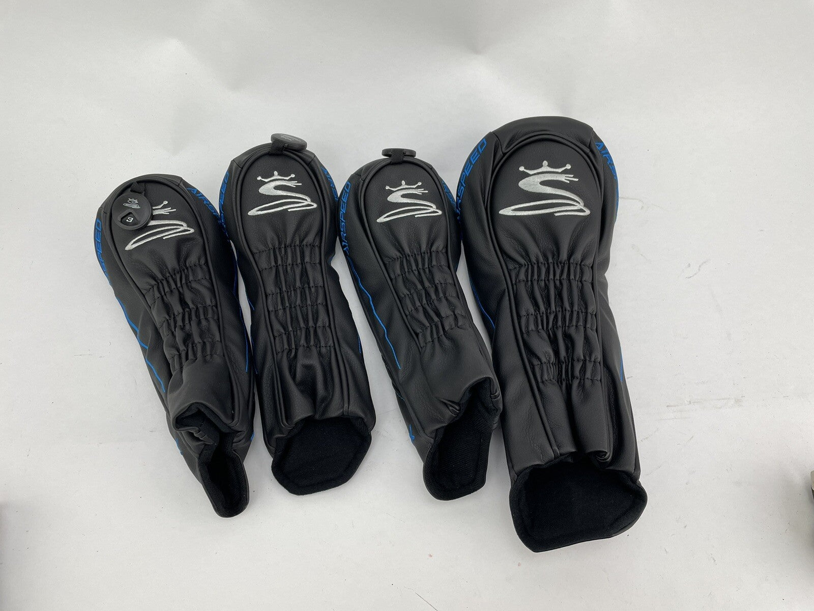 King Cobra Headcover Set (4) Driver + 3 X Fairways /Black/Blue /New8