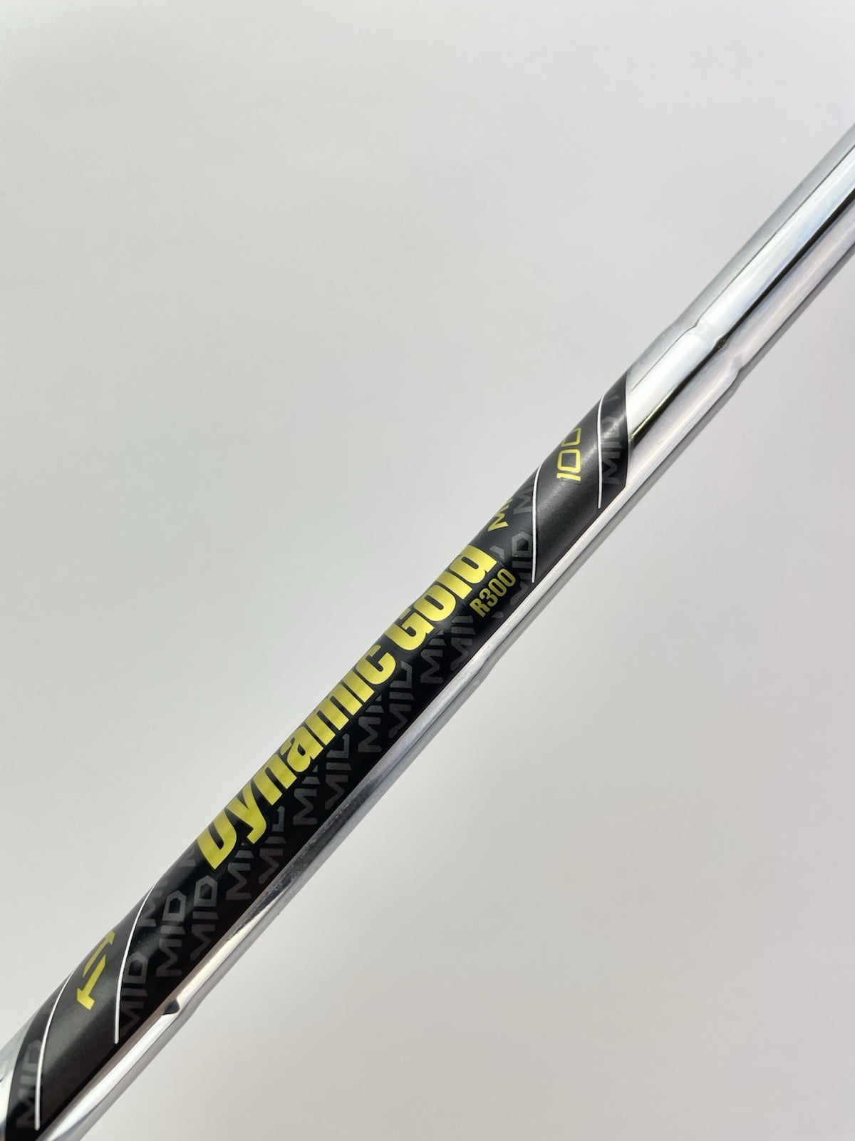 Dynamic Gold Mid 100 Iron Shaft R300 Regular Flex Steel 35.5” /0.355 /288346