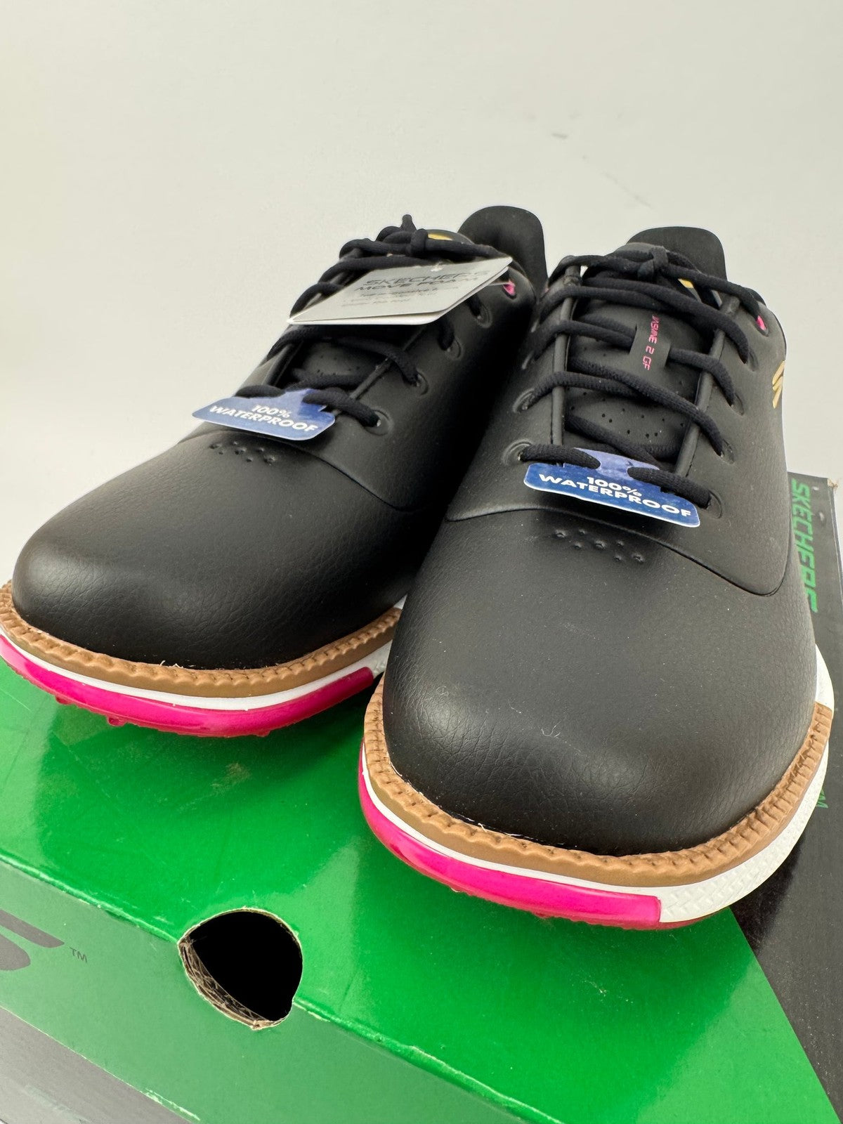 Skechers Go Golf Jasmine 2 GF Women's Golf Shoes Size UK 5.5 Black Pink/349967