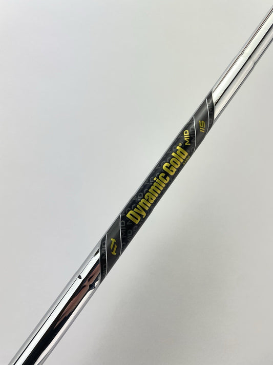 Dynamic Gold Mid 115 Iron Shaft X100 X Flex Steel 35.25” /0.355 Tapered /298960