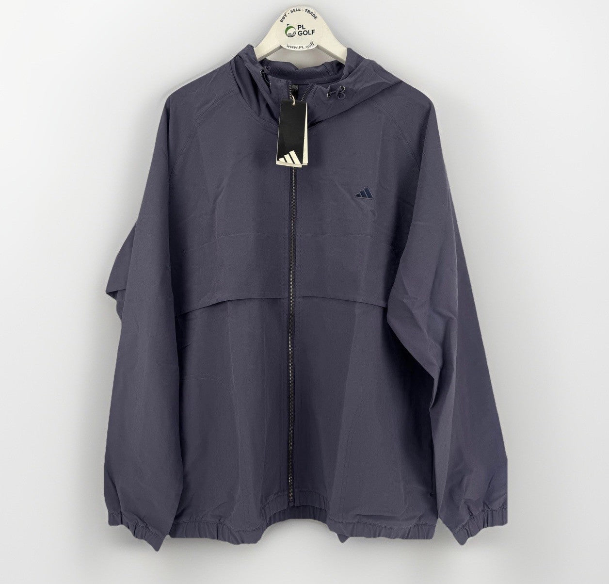Adidas Go-To Full Zip Windbreaker Men's XL Purple Lightweight Jacket/327740