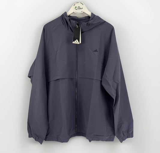 Adidas Go-To Full Zip Windbreaker Men's XL Purple Lightweight Jacket/327740