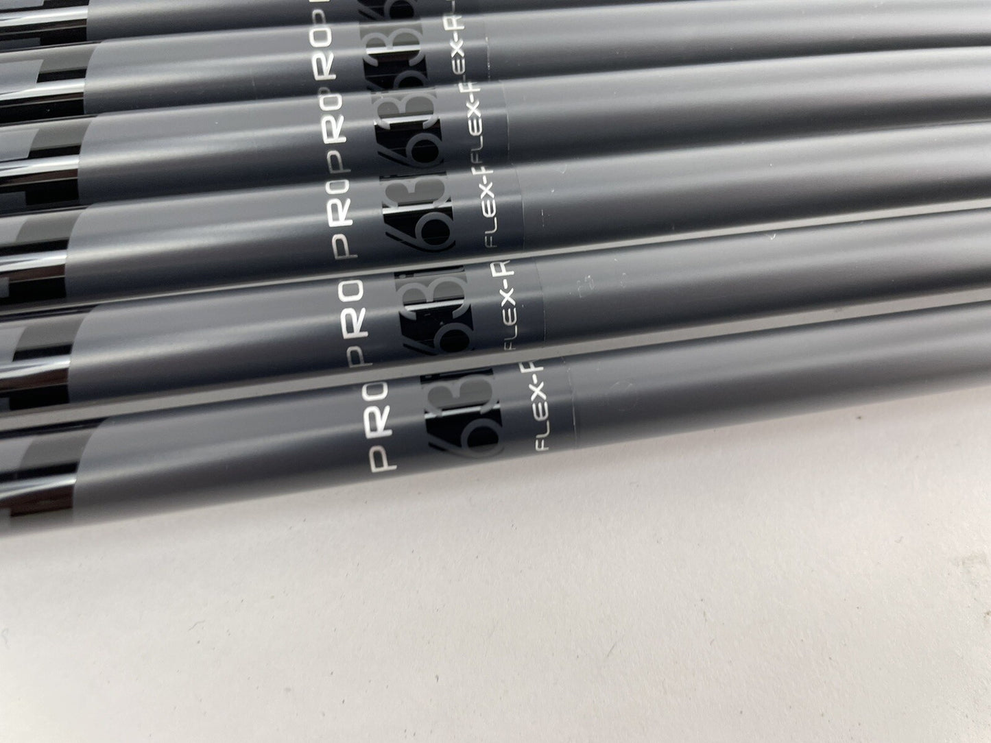 Fujikura Pro Iron Shaft Set (6) 63i Regular Flex Graphite /0.370 Parallel /New4
