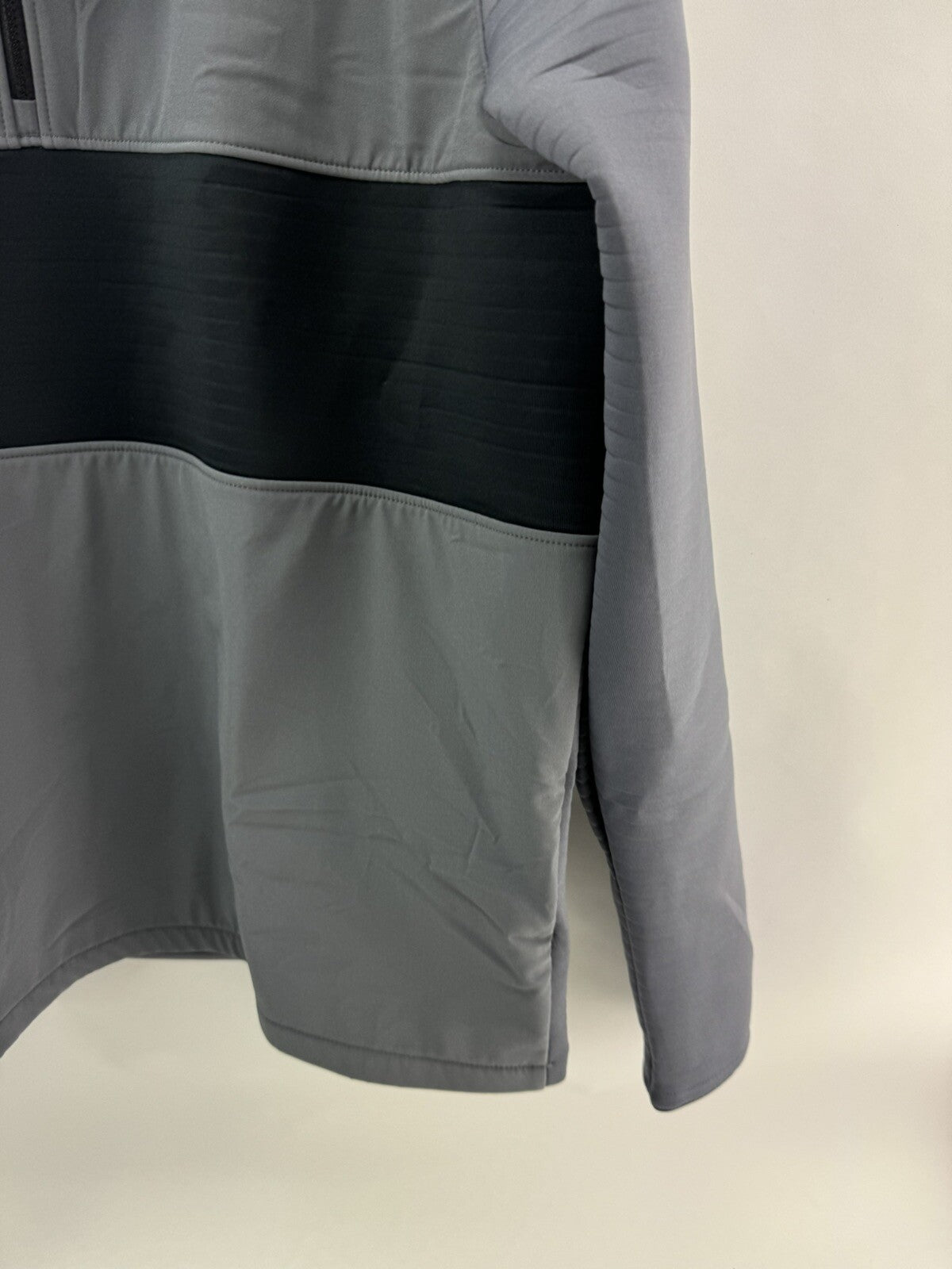 Under Armour Storm Pullover Mens Daytona 1/2 Zip UK Large /Black/Grey /New/207197