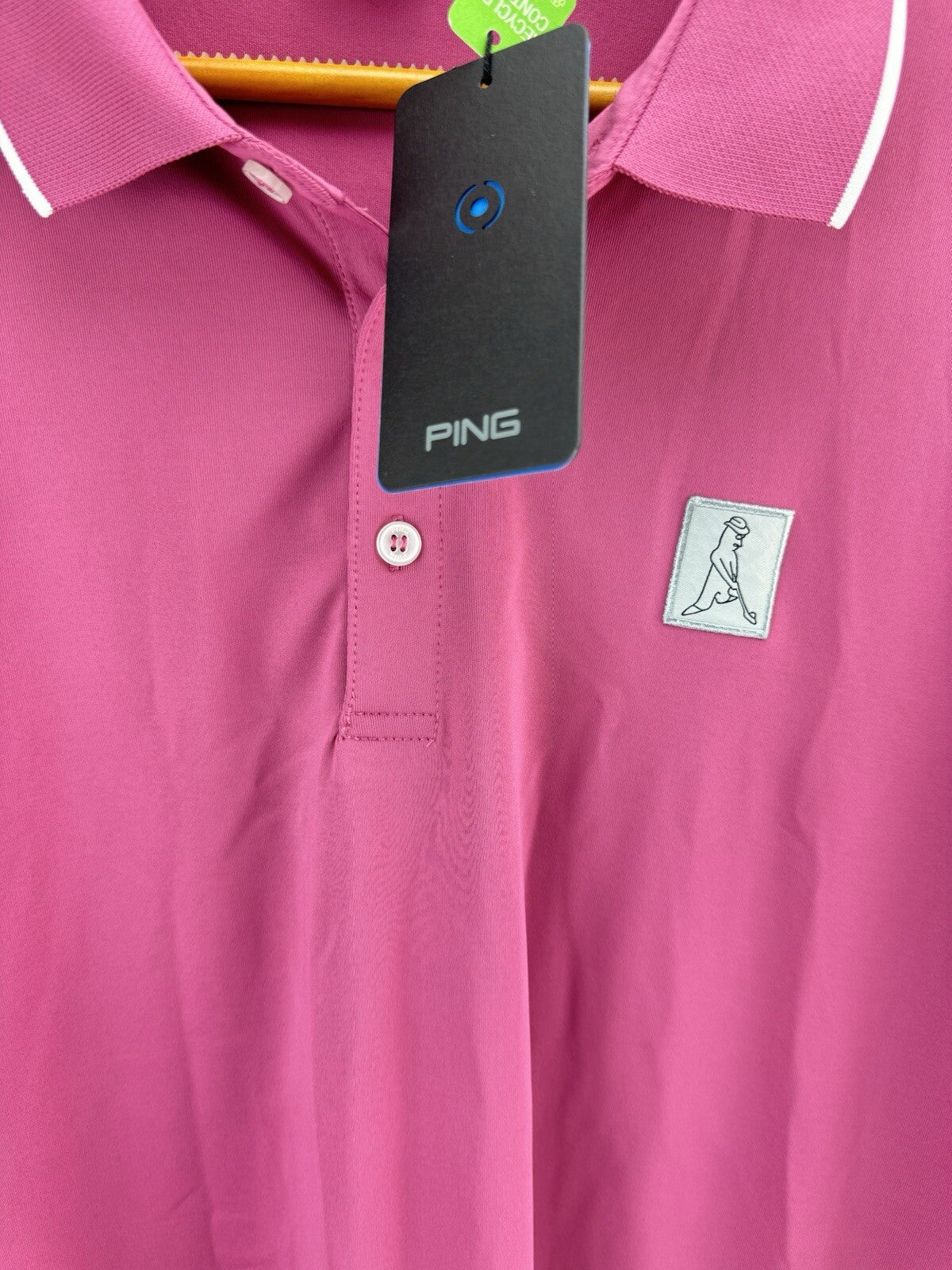 Ping Golf MR.Ping Polo II Mens UK XL /Beet Red /New /199016