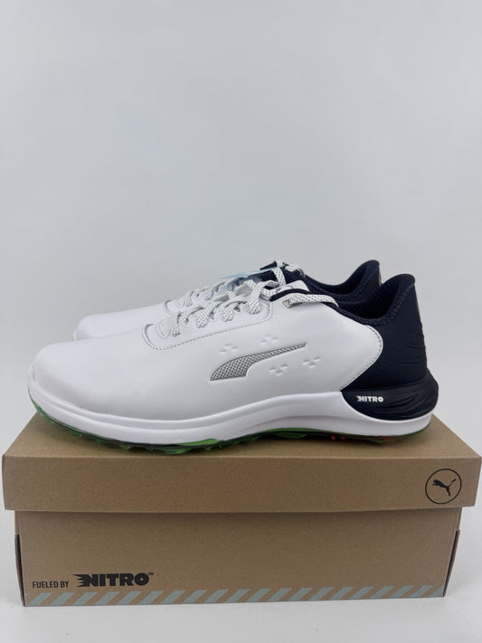 Puma Phantomcat Nitro Men's Golf Shoes Size UK 10.5 White Black Fluro/319070
