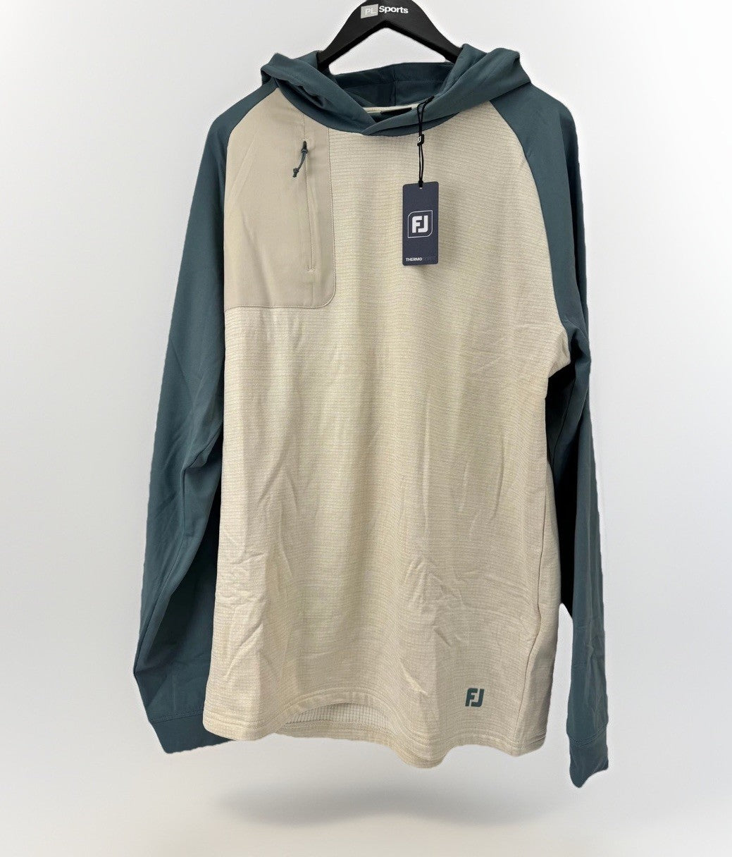 FootJoy Thermo Series Pullover Hoodie 2XL Men Stone Green/337580