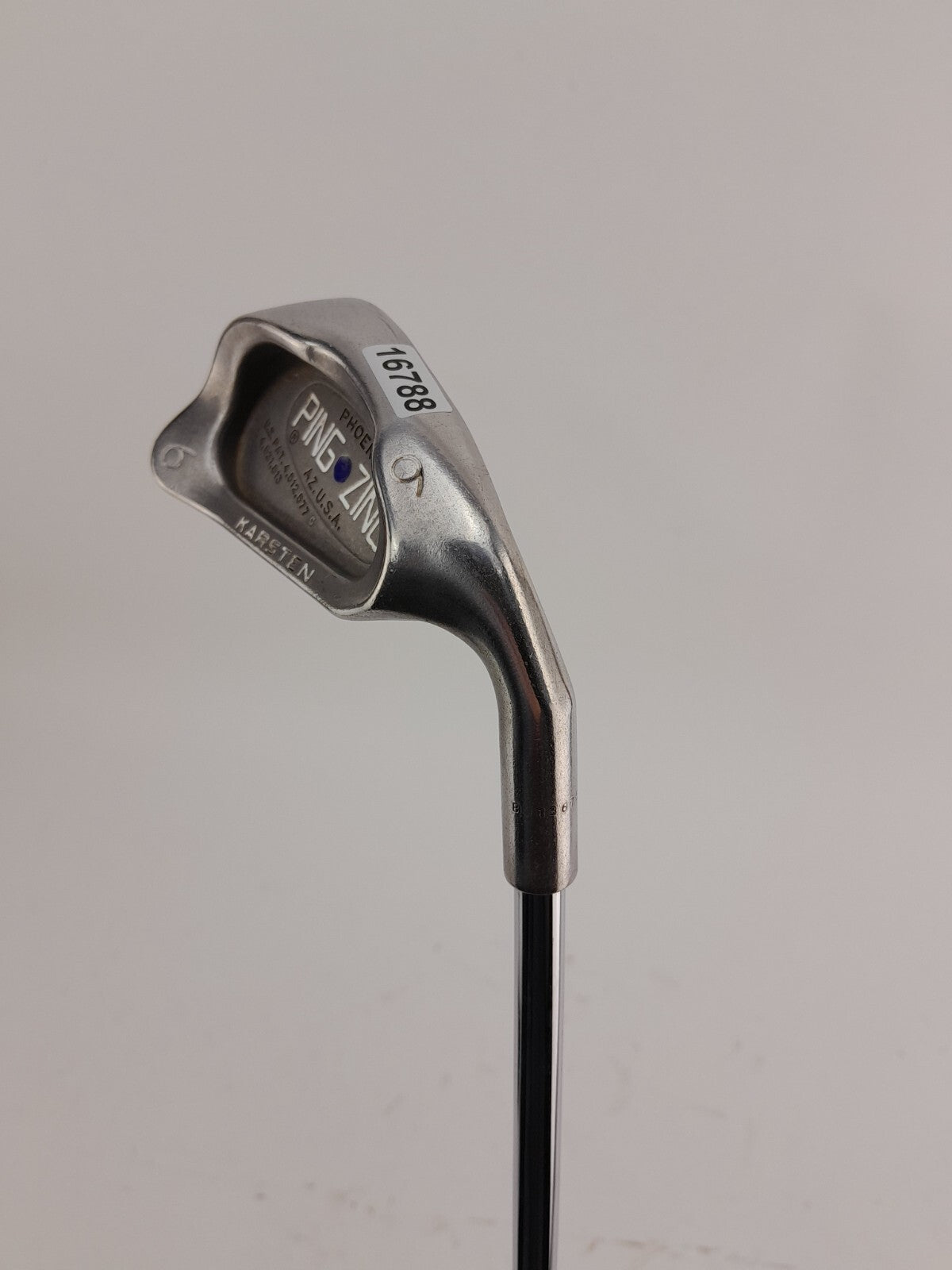 Ping Zing 6 Iron Green Dot Regular Flex Steel /Right Handed /Lamkin /1678819