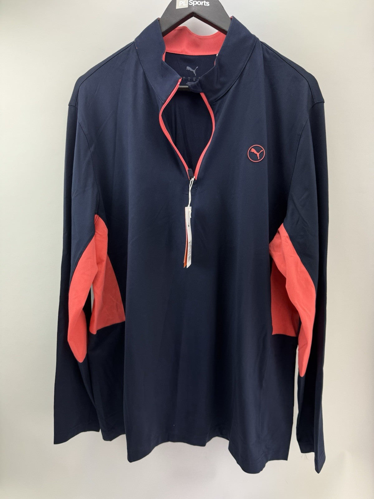 Puma Golf 1/4 Zip Pure 2.0 Pullover Mens UK XL /Navy /New /294940