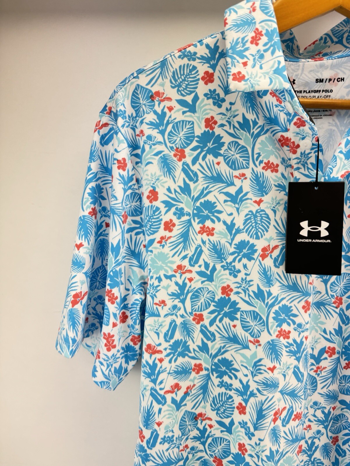 Under Armour Playoff 3.0 Men’s Polo Shirt Printed /UK Small /Loose Fit /199623