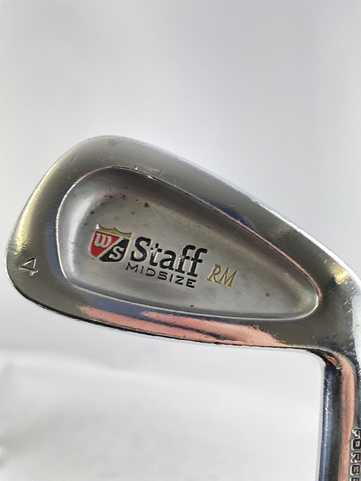 Wilson Staff Forged 4 Iron RM Midsize Stiff Graphite /Right Handed New Grip/72032
