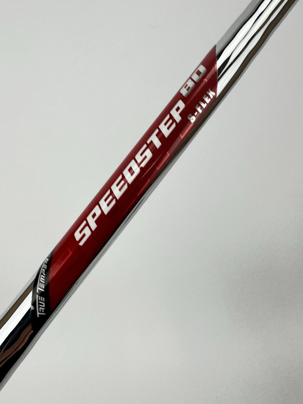 True Temper SpeedStep 80 Iron Shaft Stiff Flex Steel 35.25”/0.370 Parallel/336952