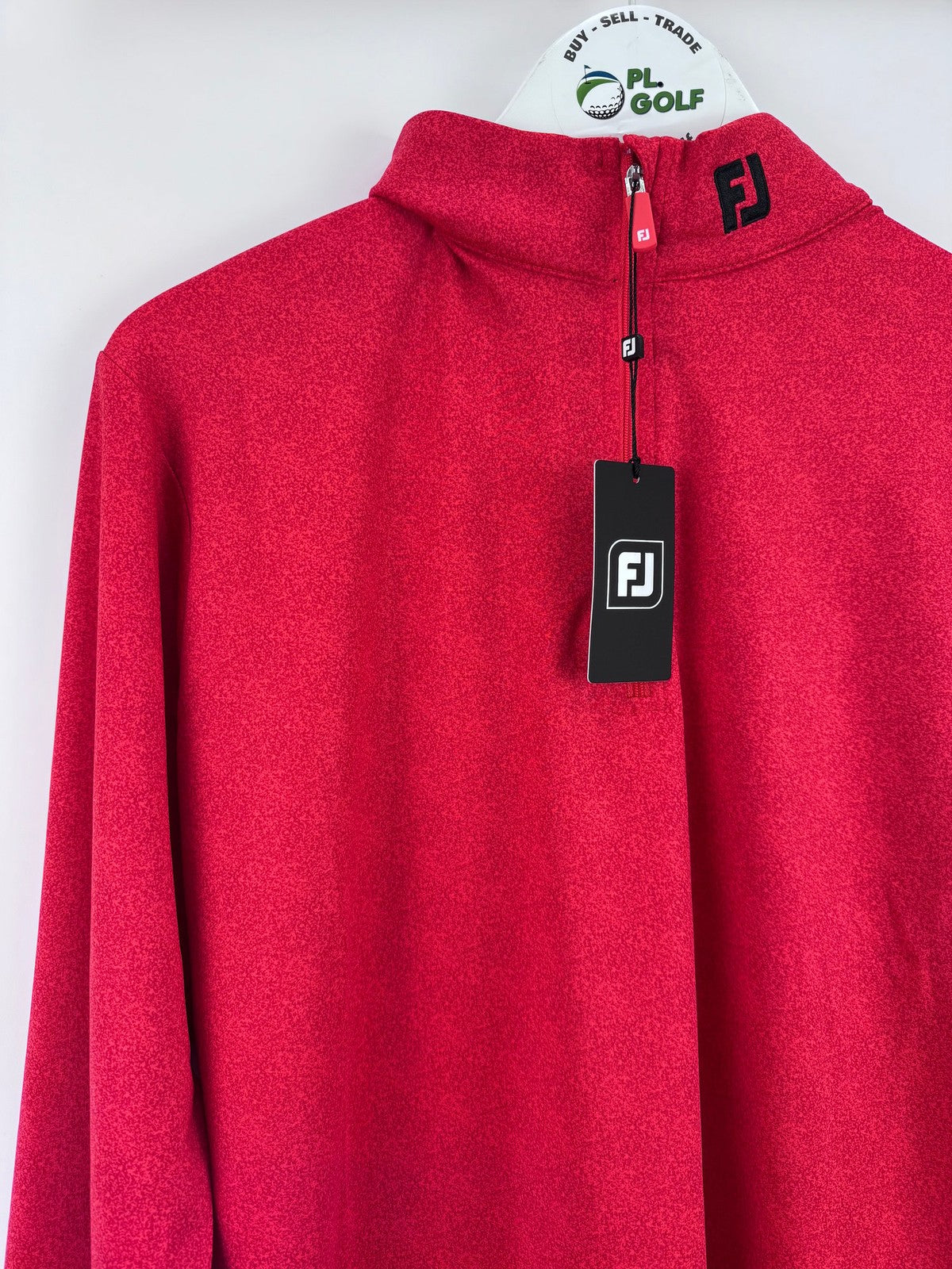 FootJoy Chill-Out Golf Pullover Men's Size Medium Red Moisture Wicking/313463