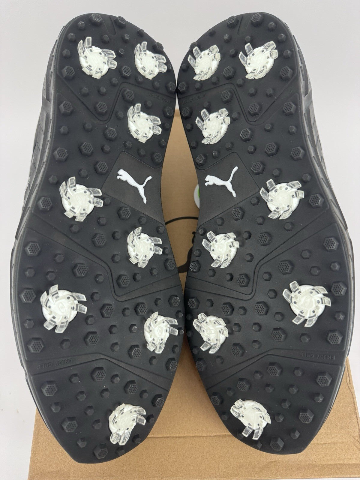 Puma Ignite Elevate 2 Tour Men's Golf Shoes Size UK 10.5 Black Waterproof/319207