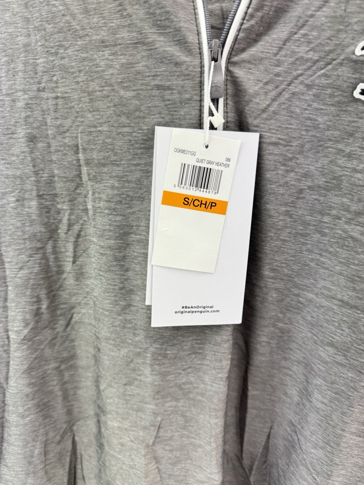 Original Penguin Golf Performance 1/4 Zip Earl Pullover Lightweight UK S /286556